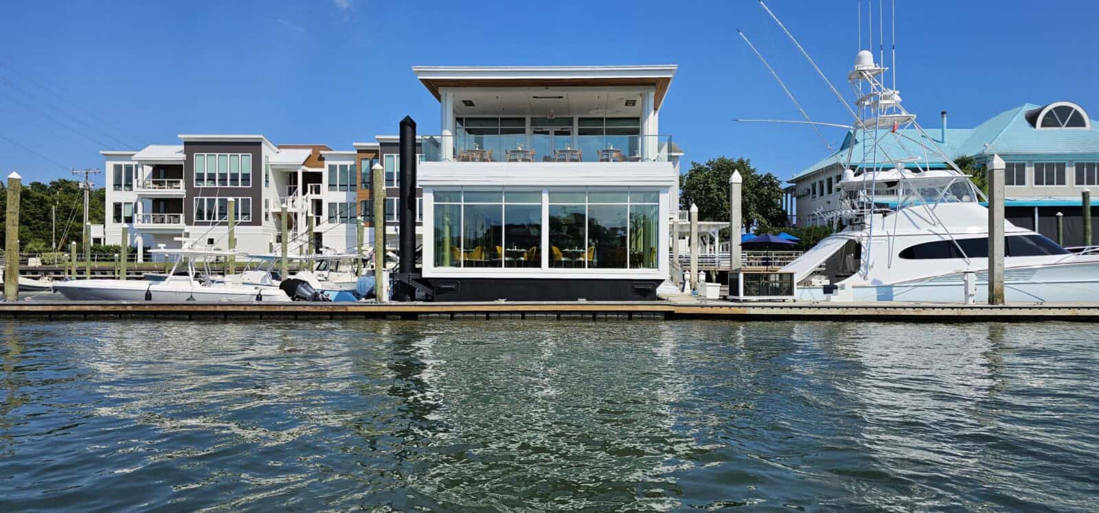 Wrightsville Beach outdoor lifestyle — paddleboarding and boating